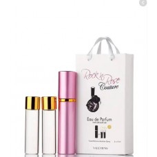 Міні-парфуми з феромонами жіночий Valentino Rock'n Rose Couture 3х15 мл